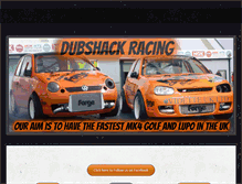 Tablet Screenshot of dubshackracing.co.uk